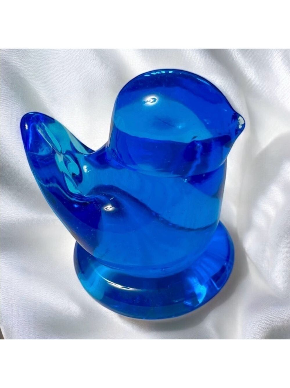 Terra Studios Vintage Glass Bluebird USA